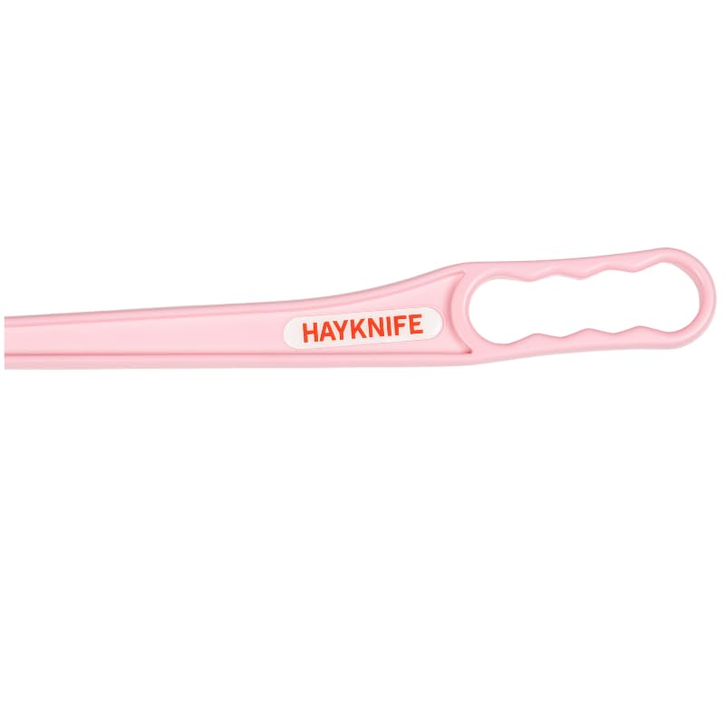 28" Hay Knife, Hay Cutter Tool for Net Wrap & Baling Twine (Pink) - color: Pink