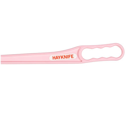 28" Hay Knife, Hay Cutter Tool for Net Wrap & Baling Twine (Pink) - color: Pink