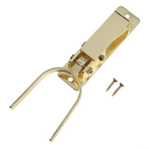 1PCS Locking Gate Latch for heavy-duty One-Hand Automatic Spring Lock Rust-Resistant Steel Instant-lock latch for Farm Ranch
