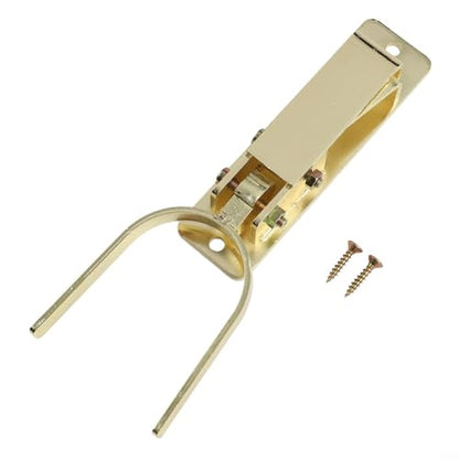 1PCS Locking Gate Latch for heavy-duty One-Hand Automatic Spring Lock Rust-Resistant Steel Instant-lock latch for Farm Ranch