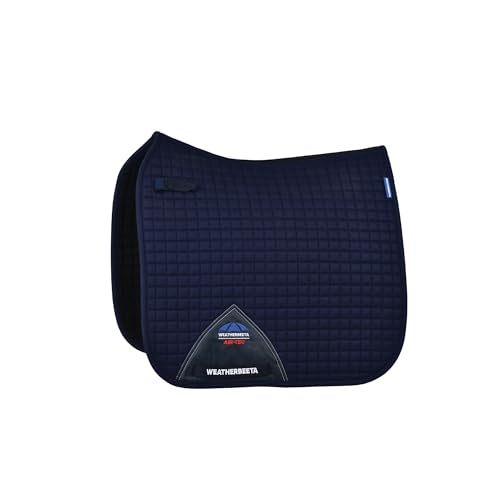 WeatherBeeta Prime Air-Tec Dressage Saddle Pad - color: Navy, size: Large