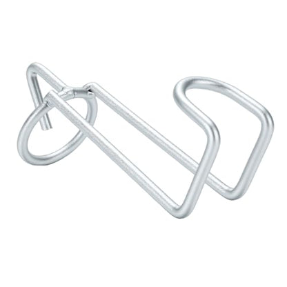Horse Feed Bucket Hooks, 2 Pack Metal Stall Hanger for Horse Stable Barn Fence, with Weather Proof Coating Easy Install No Tools, for Livestock Water Bucket Tack Supplies