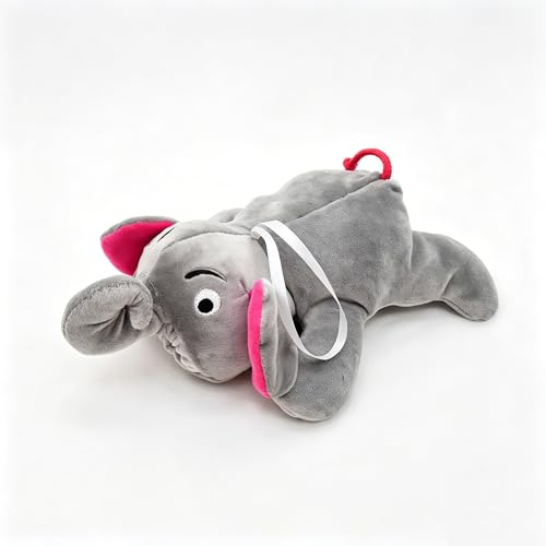 SZCQ Animal Baby Insulated Bottle Bags Milk Bottle Thermal Bag Plush Sleeve Covers Feeder Pouches Storage Cover Milk Pouch Soft Keep Warm Baby Thermal Holder (Grey) - color: Grey