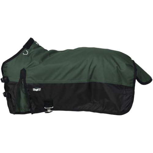 Tough 1 Polar 600D Waterproof Poly Foal Blanket - color: Hunter Green, size: Small