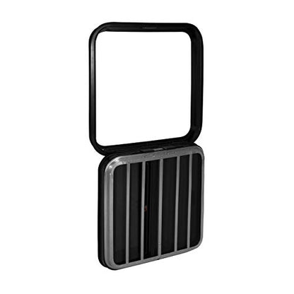 RecPro Horse Trailer Drop Down Feeder Windows | Radius Rounded Corner Design | Trim KIT NOT Included (2 Pack, 20" x 20")