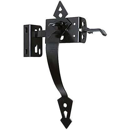 National Hardware Heavy Duty Gate Thumb Latch, Steel, Black - size: No Size