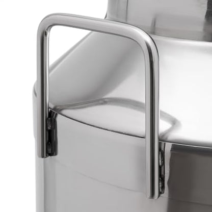 60L Stainless Steel Milk Can, Heavy Duty Food Storage & Transport Container for Dairy, Wine, Grains, Ideal for Home, Farm & Commercial Use, With a Faucet - size: 15.85Gallon