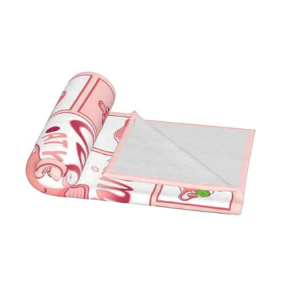 Cervix Uterus Blanket OBGYN at Your Cervix Throw Blanket All Season Ultra Soft Cozy Fleece Hysterectomy Gifts Fuzzy Plush Bedding Blankets Hysterectomy Recovery Gifts for Girls Women 50"x40" - color: Cervix Uterus, size: 50"x40"