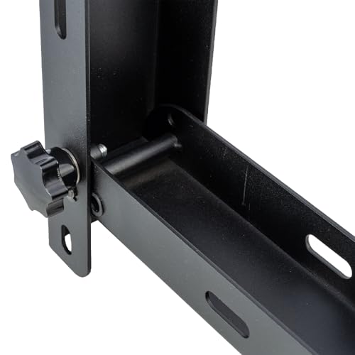 Foldable Side Mount Trailer Ladder Rack for Open/Enclosed Trailers