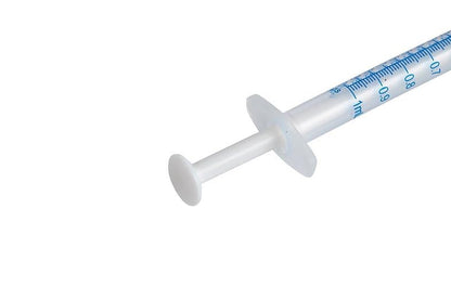 ONE-CARE Oral Syringe, 1 mL, Slip Tip, with Cap, 100 Count - size: 1ml