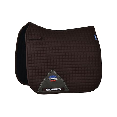 WeatherBeeta Prime Air-Tec Dressage Saddle Pad - color: Chocolate, size: Large
