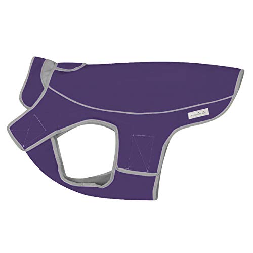 Jacket for All Dogs, Fleece-Lined, Waterproof Doggie Vest, Reflective Pet Parka (6800) (XX-Small, Purple) - color: Purple, size: XX-Small