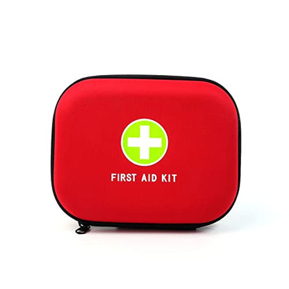 First Aid Hard Case Empty, First Aid Hard Case First Aid EVA Hard Red Medical Bag for Home Health First Emergency Responder Camping Outdoors (Red) - color: Red