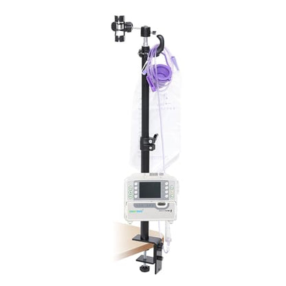 Feeding Tube Stand, Hands-Free Feeding Tube Holder Enteral Feeding Telescopic Pole, Feeding Pump Rack for Gravity Syringes Feeding Pump Feeding or Infusions