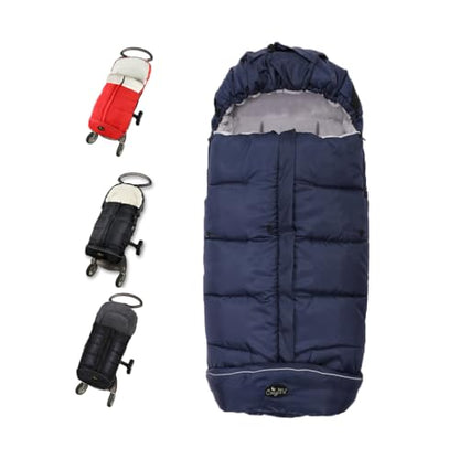 CozyMe Stroller Footmuff, Insulated Stroller Blanket Evelution for Winter Baby, Universal Waterproof Winter Bunting Bag, Cozy Universal Travel Gear Stroller Sleeping Bag Fit for 6M-4T - color: Navy