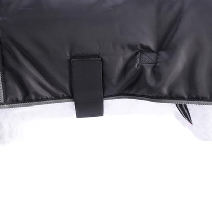 Winter Goat Blanket - 100g Fill Insulated, Waterproof Windproof and Breathable, Adjustable Cold Weather Coat for Goats Black Small - size: Small (Back Length: 17.3")