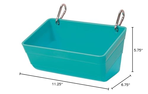 Small Animal Feeder, 3 Quart, Teal, Model: 70400-34-49