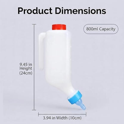 5 Pack 800ml Lamb Feeding Bottles