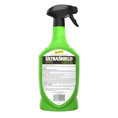 Absorbine UltraShield Green Natural Insect Repellent, 32 oz Sprayer - size: 32 Fl Oz (Pack of 1)