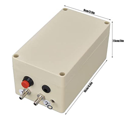 Diydeg Milking Vacuum Pump, 48W 12V Portable Large Suction Pulsation Electric Milking Machine Accessory, Automatic Livestock Goat Milker Plastic Stable Milking Equipment for Sheep Cow