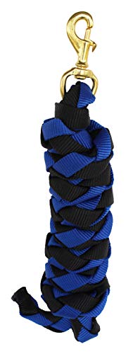 Nylon Horse Neoprene Padded Halter Brass Hardware Horse Tack Equine 606173 - color: Royal Blue