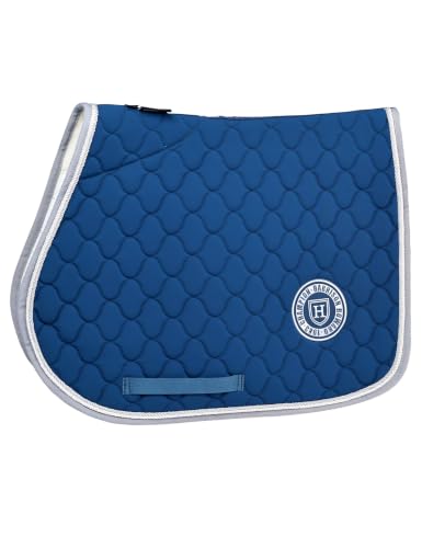Harrison Howard All Purpose Saddle Pad, English Saddle Pad, Wither Contour - color: Peacock Blue