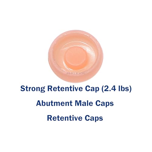 implants Replacement Male Caps Metal Housing 0.8 lbs 1.2 lbs 2.4 lbs (Overdenture Male Caps KIT) - color: Overdenture Male Caps KIT