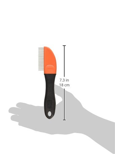 Hartz Groomer's Best Flea Comb for Dogs and Cats, Fine-Toothed Gentle Pet Comb for Detangling or Dematting Face & Paws (Pack of 1) - size: 1 Count (Pack of 1)