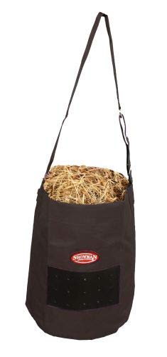 Showman Nylon Feed Bag - color: Black
