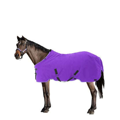 Kensington Horse Turnout Blanket - (80g Fill) Lightweight - 1200D Ripstop - Waterproof, Breathable, Wicking Liner - Best for Mild Spring/Fall Weather: Size 66 | 1200D ripstop waterproof shell with breathable wicking liner, 80g fill best for mild spring an