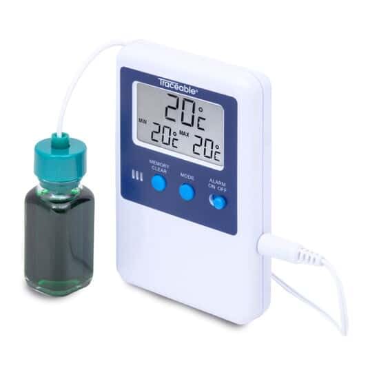 Traceable® Digital Thermometers with Calibration (Bottle Probe) - size: Bottle Probe