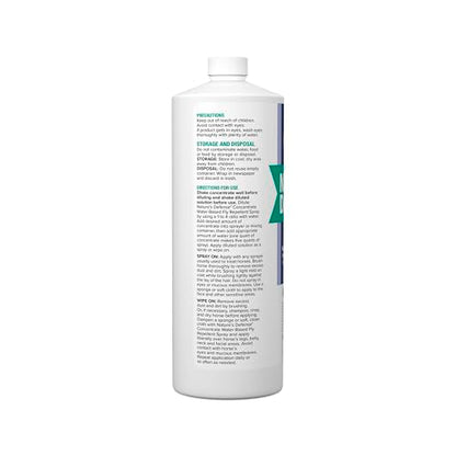 Farnam Nature’s Defense Concentrate, Botanical Fly Repellent Spray, 32 oz | Makes 5 Quarts,Water-Based,Repels horn flies, stable flies, house flies, horse flies, deer flies, mosquitoes and gnats