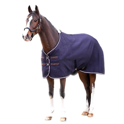 Shires Tempest Original Waffle Cooler (Navy, 69") - color: Navy, size: 69"