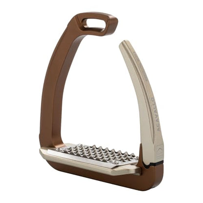 Acavallo Rel-X 180 Stirrups - color: Golden Brown