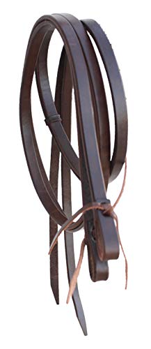 Horse Western English Leather Bitless Sidepull Bridle w/ Split Reins 77RS11 - color: Brown