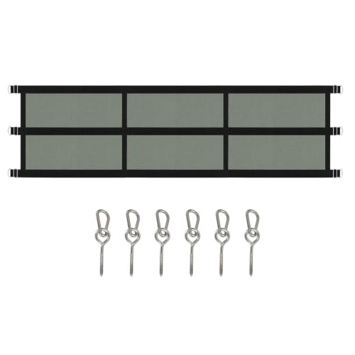 Horse Stall Guard 10ft-12ft Aisle Guard Adjustable Horse Stall Gate - size: 118-144In
