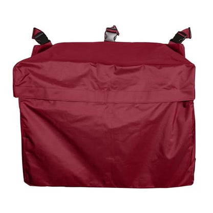 Schneiders Stall Front Large Horsewear Bag II | Durable 600D Polyester | Teflon Coated | Extra Large Capacity | Secure Fastening | Color Burgundy - color: Burgundy