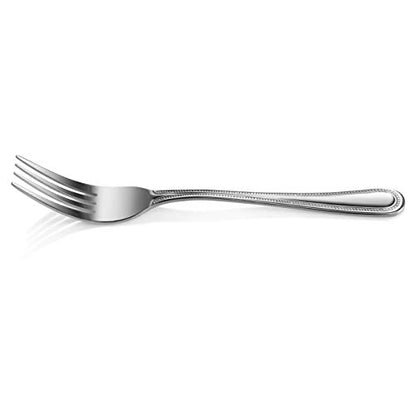 New Star Foodservice Bead Pattern 18/0 Stainless Steel Dinner Fork, 7.7-Inch, Set of 12, Commercial Grade (Pack of 3) - size: Dinner Fork (7.7-Inch) (Pack of 3)