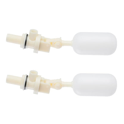 Float Ball Valve 2 Pack,1/2 Inch Water Float Valve with Adjustable Arm Filter for Livestock Water Trough,Water Tank,Pool,Pond,Fountain,Automatic Waterer Bowl Dog Horse