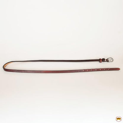 HILASON Western Horse Throat Latch Replacement Strap Headstall Harness Leather - color: Mahogany