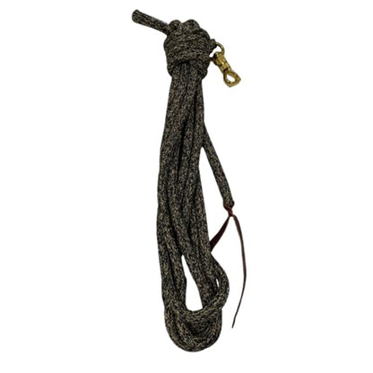 PARELLI 22 Foot Line Ground Training Rope - Strong Everyday Use All-Purpose Large Horse Lead Rope with Loop & Latigo Popper | 9/16" Diameter Smooth Yachting Braid, Vaquero - color: Vaquero