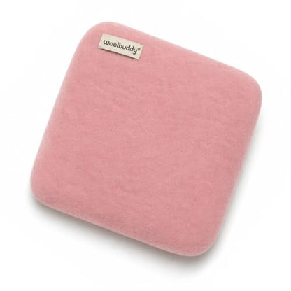 Woolbuddy Needle Felting Mat 10 x 10 x 1.5 Inch (Pink), Pure Wool Felt Pad - color: Pink