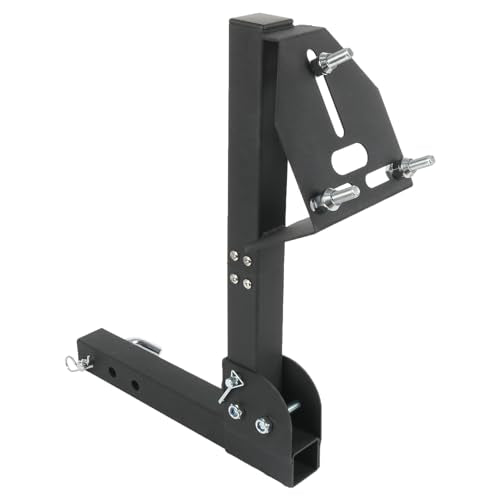 Spare Tire Hitch Mount Compatible with 4 & 5 & 6 Lugs Trailer Wheels