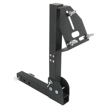 Spare Tire Hitch Mount Compatible with 4 & 5 & 6 Lugs Trailer Wheels