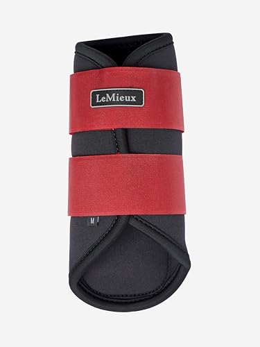 LeMieux Carbon Mesh Wrap Support Horse Boots - Protective Gear and Training Equipment - Equine Boots, Wraps & Accessories - color: Chilli