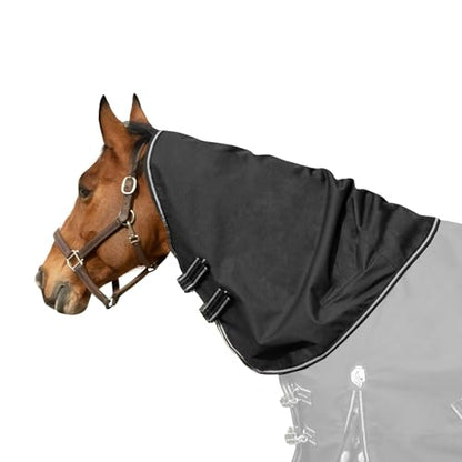 Equinavia Norse Turnout Neck Cover 200g - Black - L - color: Black, size: Large