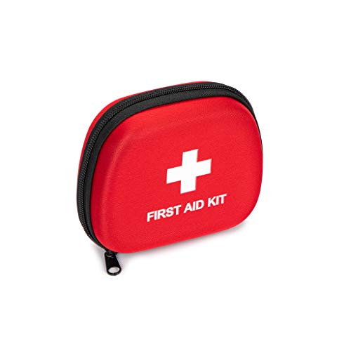 First Aid Hard Case Empty, First Aid Hard Case First Aid EVA Hard Red Medical Bag for Home Health First Emergency Responder Camping Outdoors (5x4x1.8 Small) - size: Small (Pack of 1)