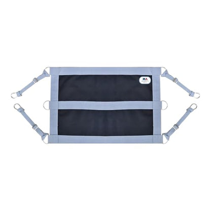 Majestic Ally 1200D 29"x19" Horse Stall Guard with Adjustable Straps and Hardware (Grey Black) - color: Grey Black