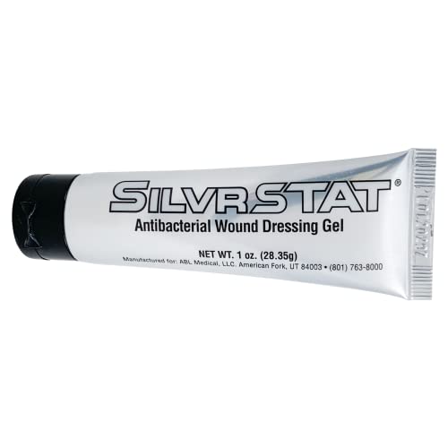 SilvrSTAT First Aid Kit Gel, 32 PPM Silver Healing Wound Dressing Gel, SilverSol Ag₄O₄ Particles, 1 oz - size: 1 Ounce