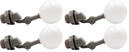 2 Pcs Float Valve 1/2 or 3/4 Water Float Valve with Adjustable Arm Automatic Fill for Livestock Water Tank Fountains (3/4 Inch) (Pack of 2) - size: 3/4 Inch (Pack of 2)